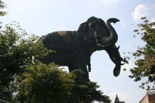 Der dreiköpfige Elefant in Bangkok