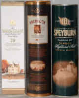 Whiskys im Juli 2004 für mehrere Tastings zu Hause