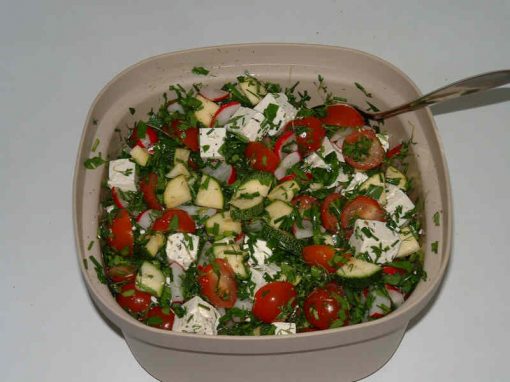Feta-Radieschen-Salat