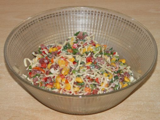 Käse-Schinken-Salat